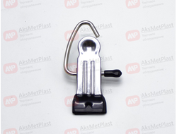 A020 Крюк-прищепка металлическая цвет: черный