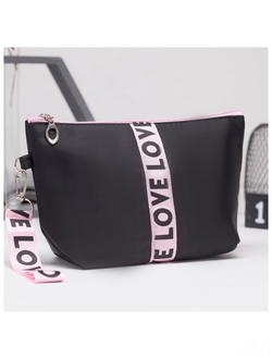 Косметичка-сумочка, отдел на молнии, с ручкой