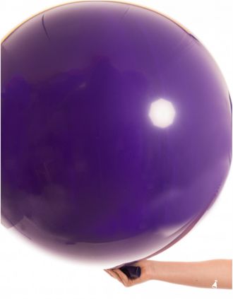 шар гигант (фиолетовый) с надписью