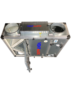 КОМПАКТНАЯ ПРИТОЧНО-ВЫТЯЖНАЯ УСТАНОВКА С ПЛАСТИНЧАТЫМ РЕКУПЕРАТОРОМ до 1000 м3/ч, 6,0 КВТ (МОДЕЛЬ. VMPVU-E-PR-1000-6.0/3-1)