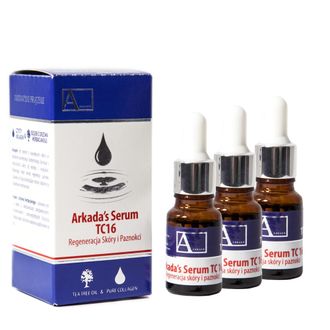 НАБОР  КОЛЛАГЕНОВАЯ СЫВОРОТКА ARKADA SERUM TC 16  ДЛЯ НОГТЕЙ    -  3 шт.