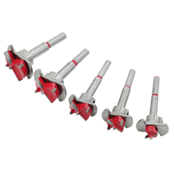 Комплект сверл форстнера с ограничителями (5 шт.) без коробки