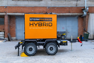 Мобильный  дизельный парогенератор SH-1 на шасси