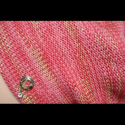 Красный женский вязаный берет весна - осень Италия Vizio SA 9