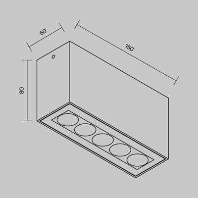 Потолочный светильник Ares, O309CL-L10GF3K