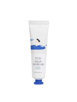 Увлажняющий крем для рук с берёзовым соком Round Lab Birch Juice Hand Cream, 30 мл