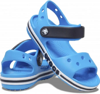 Crocs Bayaband Sandal Детские голубые с черным