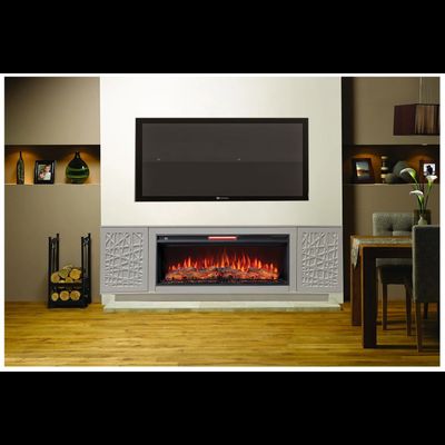 Линейный электрокамин Майами SL с очагом Joker 45