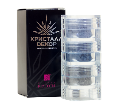 Набор теней для век "Аквамарин", Кристалл Декор, 3 гр