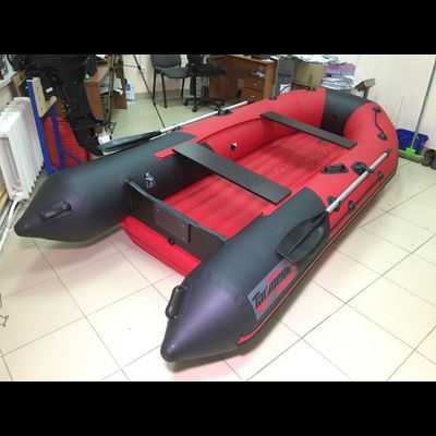 Моторная лодка Таймень NX 3400 НДНД PRO красный/черный