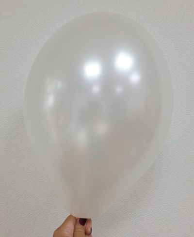 Воздушный шар &quot;Белый&quot;  перламутр 30 см.