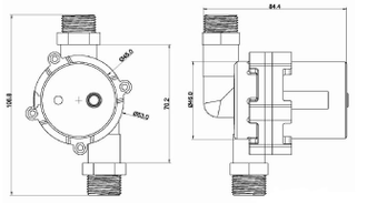 Насос циркуляционный TS5-5PV (DC, 12 В) фото 5