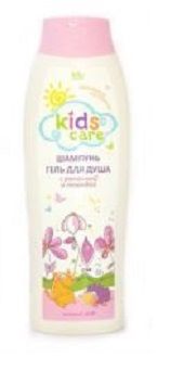 Iris Kids Care Детский Шампунь и Гель для душа РОМАШКА  и ЛАВАНДА 400мл