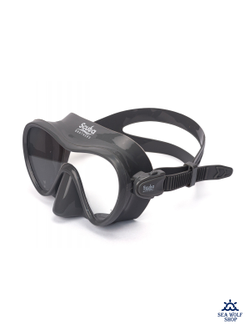 Маска для дайвинга с трубкой Scuba Brothers Flipper Grey, комплект