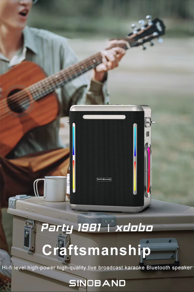 Караоке система с двумя микрофонами Sinoband Party 1981 300W