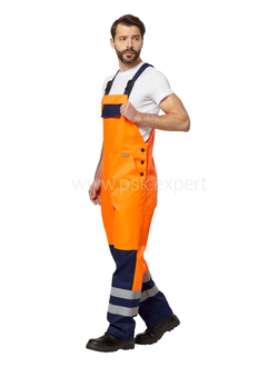 Костюм СПЕКТР СИГНАЛ с п/к, синий/оранжевый