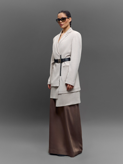 Платье-пиджак Мод-Т Бежевый