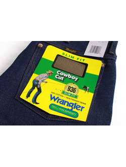 Джинсы 936 Wrangler® Cowboy Cut® узкий (жёсткие)