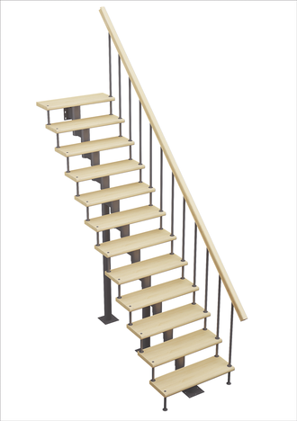 Модульная лестница прямой марш