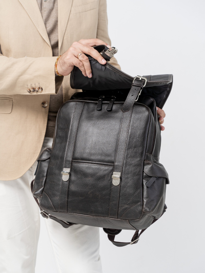 Кожаный рюкзак Montalbano brown (арт. 3097-04)