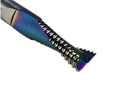 Фреза черновая спиральная 8x22 s8x60 Z2 HM стружка вверх