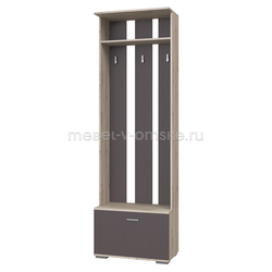 ЗБР047 Шкаф-вешалка Имидж. Размер: 700*2175*350