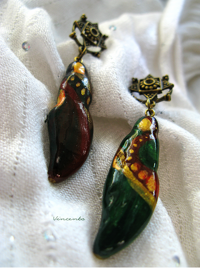 Серьги в индийском стиле "Принцесса Шанти"