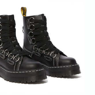 Ботинки Dr. Martens Jadon Xl Fine Haircell Nappa черный мужские