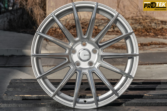 Комплект дисков R17 8,0J ET+35 5*100 Shogun S15 Серебро с полированными лучами (S292)