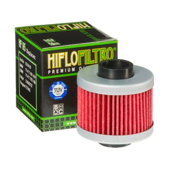 Масляный фильтр HIFLO FILTRO HF185 для Aprilia (02 04 50) // BMW (11 41 7 651 414, 11 41 7 672 166) // Italjet (210483727) // Peugeot (737492)