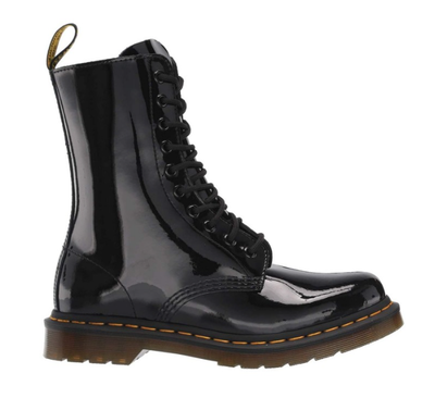 Ботинки Dr Martens 1490 Black Patent Lamper Mid Calf