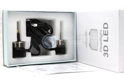 Светодиодная лампа H7, M9 3D LED360 35W, 5500 - 6000K, 1шт