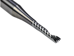 Фреза спиральная по пластику 4x16 s6x50 Z1 HM стружка вверх