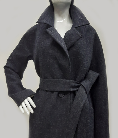Arti Moda 135 пальто темно - серое женское фото