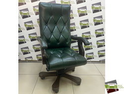 Кресло для руководителя  Классик кожа/кож.зам
