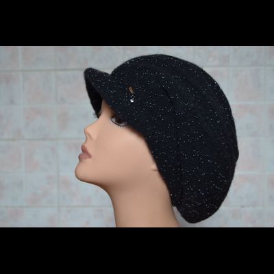 Кепка вязаная с бисером Vizio Визио Италия 5896