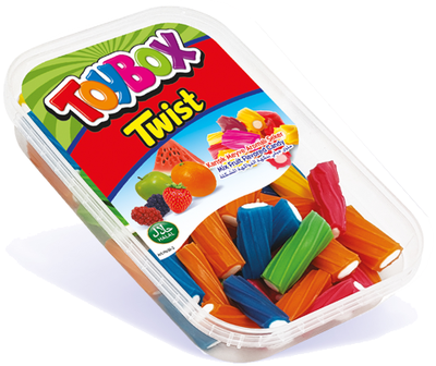 Жевательные Мармелады TOYBOX LICORICE Кислые палочки Твист-микс Радуга (Турция)