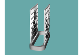 Подставка для салфеток 70х70х25 мм 