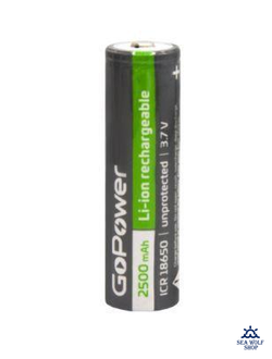 Аккумулятор GoPower Li-ion 18650, 2500mAh