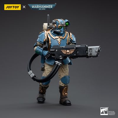 Имперская гвардия - Отпрыски Темпестус - 55-й полк Каппа-Орлов (Warhammer 40k) - КОЛЛЕКЦИОННАЯ ФИГУРКА 1/18 Astra Militarum Tempestus Scions Squad 55th Kappic Eagles Hot-shot Volley Gunner (JT5031) - JOYTOY