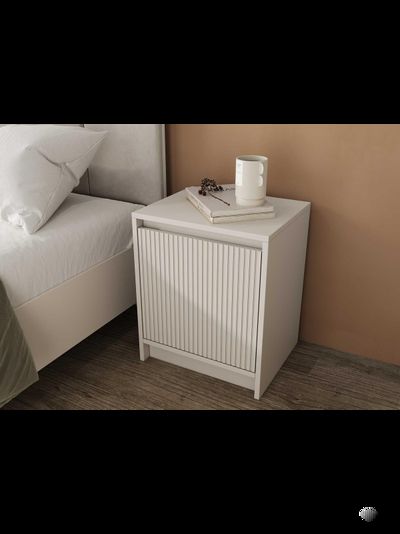 Мирен ТМ-001 тумба прикроватная Кашемир/Моно керамика (МДФ)