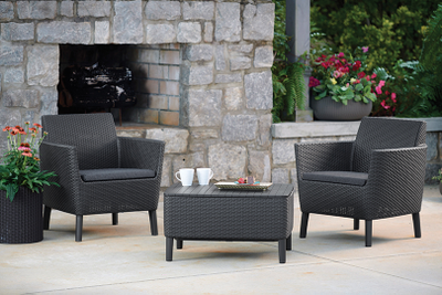 Комплект кресел Салемо Дуо - 2 кресла (Salemo Duo), графит