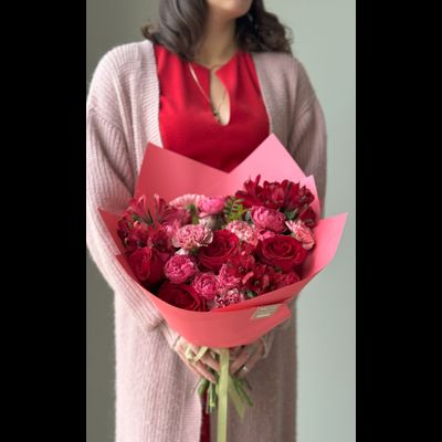 Букет 70 на день влюбленных