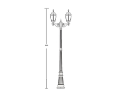 Парковые светильники ARSENAL S2 (2.0m)