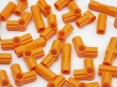 !АНАЛОГ! Special Elements for Structures Set /  Angle connectors Orange, ORANGE (SPEC9)