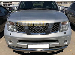 Защита переднего бампера d76 для Nissan Pathfinder (2004-2010)