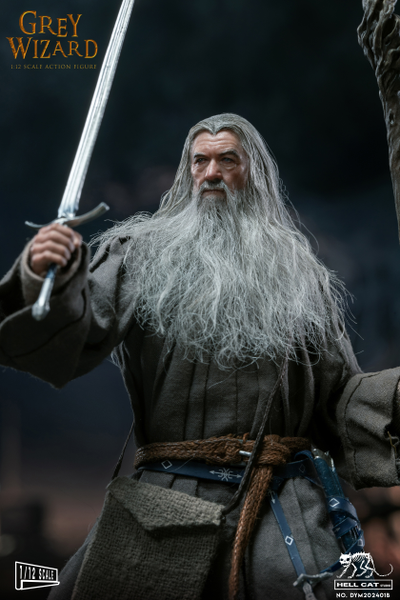 Гэндальф Серый ("Властелин Колец", Lord of the Rings) - Коллекционная фигурка 1/12 SCALE Grey Wizard (DYM202401B) - Hell Cat