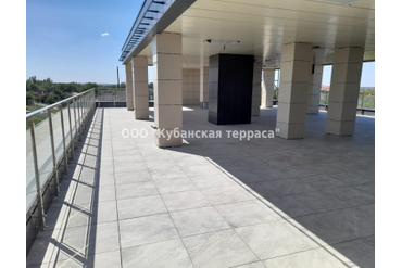 Терраса керамогранит на опорах в с.Песчанокопское