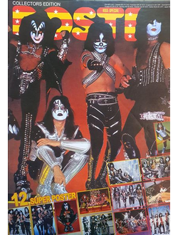 Kiss Poster Collectors Edition Kiss, Ace Frehley, Paul Stanley, Peter Criss, Gene Simmons, Intpress