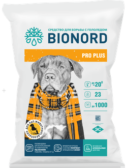 Противогололедный реагент BIONORD PRO PLUS (Бионорд), 23 кг (до - 20°С)